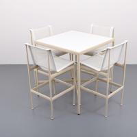 Richard Schultz High-Top Table & 4 Chairs, Stools - Sold for $5,000 on 02-06-2021 (Lot 556).jpg